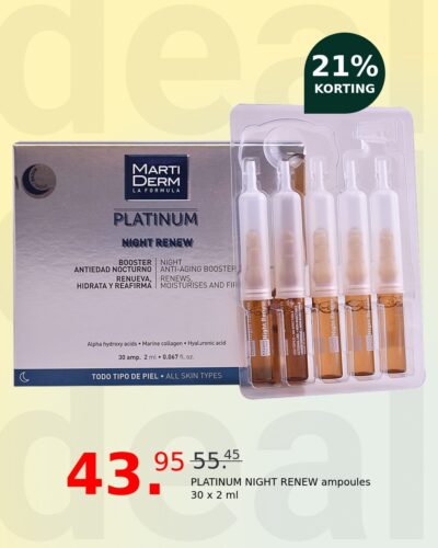 PLATINUM NIGHT RENEW ampoules 30 x 2 ml