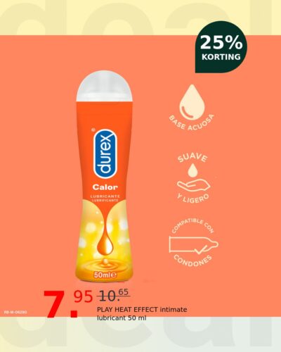PLAY HEAT EFFECT intimate lubricant 50 ml