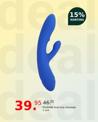 PLUSONE dual luxe massager 1 unit