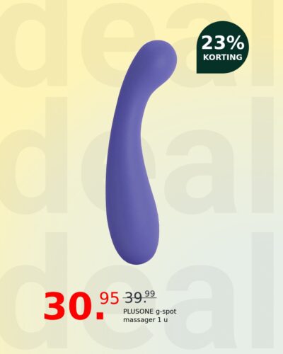 PLUSONE g-spot massager 1 u