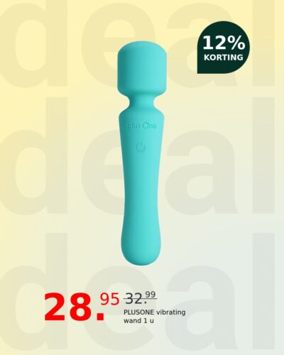 PLUSONE vibrating wand 1 u