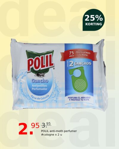 POLIL anti-moth perfumer #cologne x 2 u