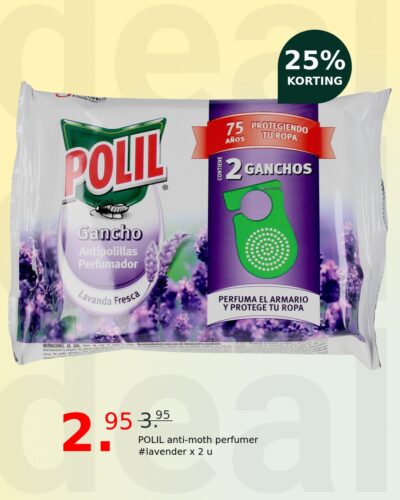 POLIL anti-moth perfumer #lavender x 2 u