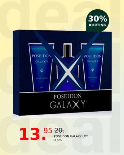 POSEIDON GALAXY LOT 3 pcs