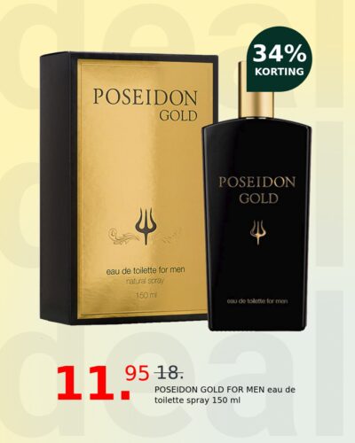 POSEIDON GOLD FOR MEN eau de toilette spray 150 ml