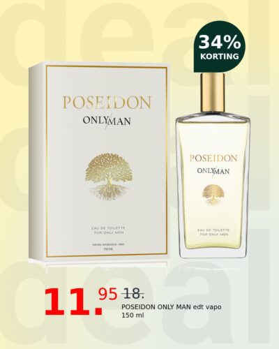 POSEIDON ONLY MAN edt vapo 150 ml