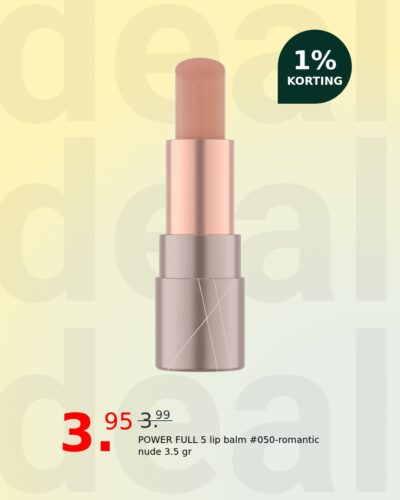 POWER FULL 5 lip balm #050-romantic nude 3.5 gr