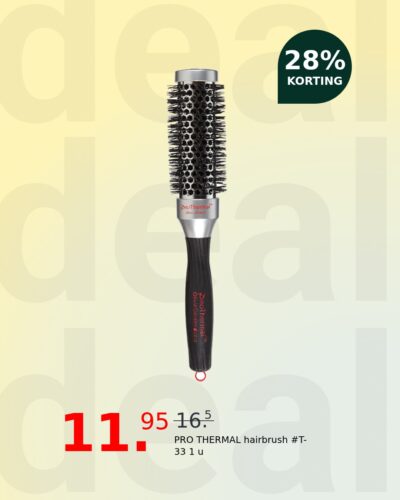 PRO THERMAL hairbrush #T-33 1 u