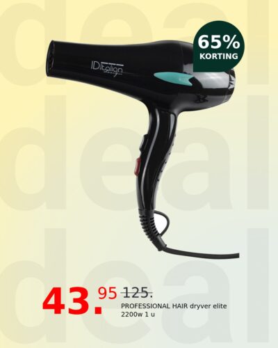 PROFESSIONAL HAIR dryver elite 2200w 1 u