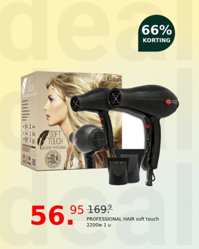 PROFESSIONAL HAIR soft touch 2200w 1 u