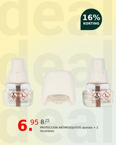 PROTECCION ANTIMOSQUITOS aparato + 2 recambios