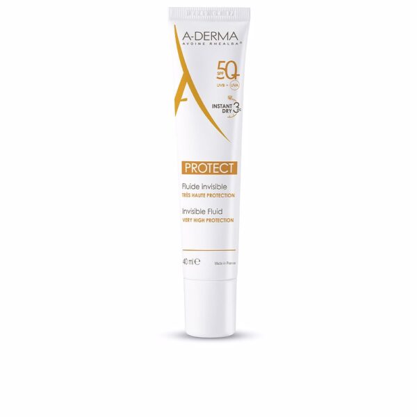 A-derma PROTECT invisible facial solar fluid SPF50+ 40 ml