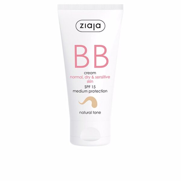 Ziaja BB CREAM normal, dry and sensitive skin SPF15 #natural 50 ml