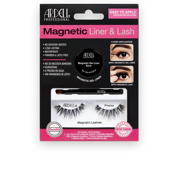 MAGNETIC LINER & LASH WISPIES eyelashes + gel liner 3 units