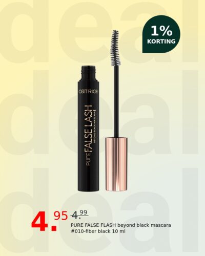 PURE FALSE FLASH beyond black mascara #010-fiber black 10 ml