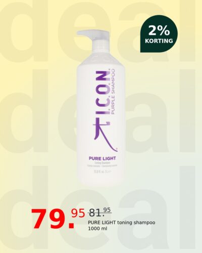 PURE LIGHT toning shampoo 1000 ml