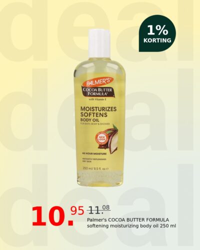 Palmer's COCOA BUTTER FORMULA softening moisturizing body oil 250 ml