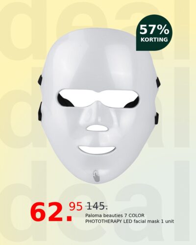 Paloma beauties 7 COLOR PHOTOTHERAPY LED facial mask 1 unit