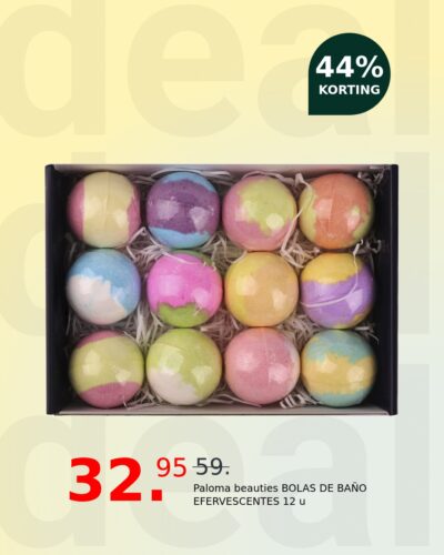 Paloma beauties BOLAS DE BAÑO EFERVESCENTES 12 u