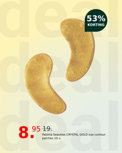 Paloma beauties CRYSTAL GOLD eye contour patches 10 u