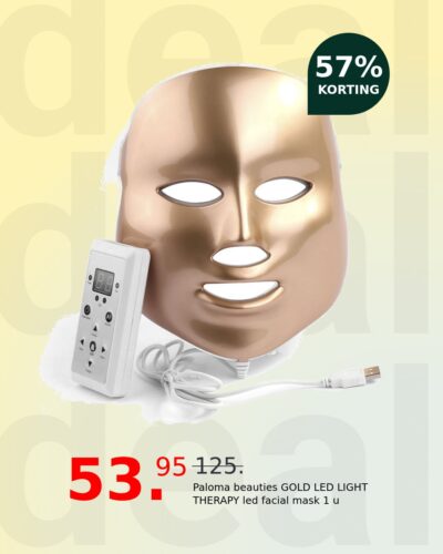Paloma beauties GOLD LED LIGHT THERAPY led facial mask 1 u