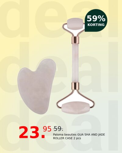 Paloma beauties GUA SHA AND JADE ROLLER CASE 2 pcs