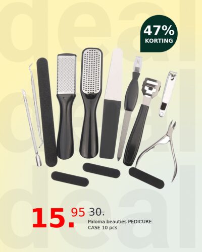 Paloma beauties PEDICURE CASE 10 pcs