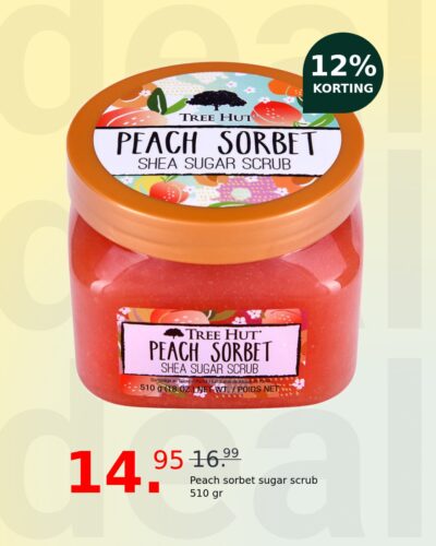 Peach sorbet sugar scrub 510 gr
