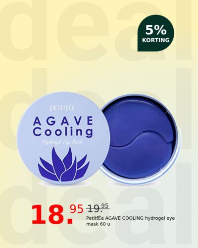 PetitfÉe AGAVE COOLING hydrogel eye mask 60 u