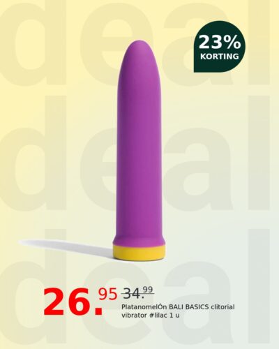 PlatanomelÓn BALI BASICS clitorial vibrator #lilac 1 u