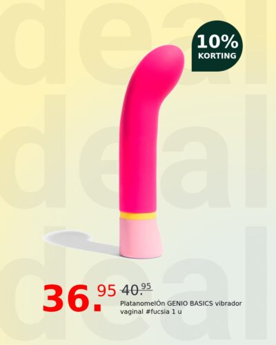 PlatanomelÓn GENIO BASICS vibrador vaginal #fucsia 1 u