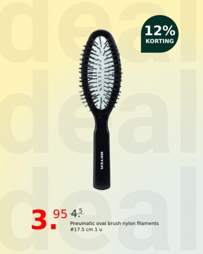 Pneumatic oval brush nylon filaments #17.5 cm 1 u