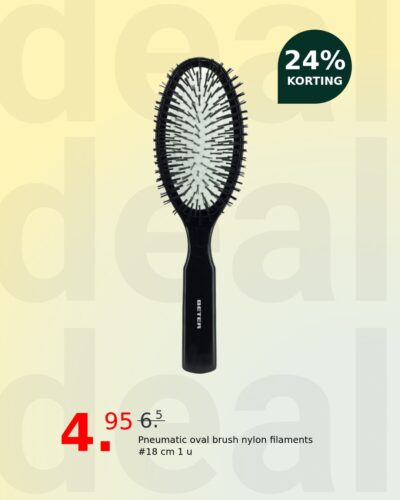 Pneumatic oval brush nylon filaments #18 cm 1 u