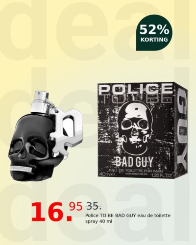 Police TO BE BAD GUY eau de toilette spray 40 ml