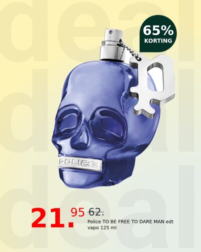 Police TO BE FREE TO DARE MAN edt vapo 125 ml