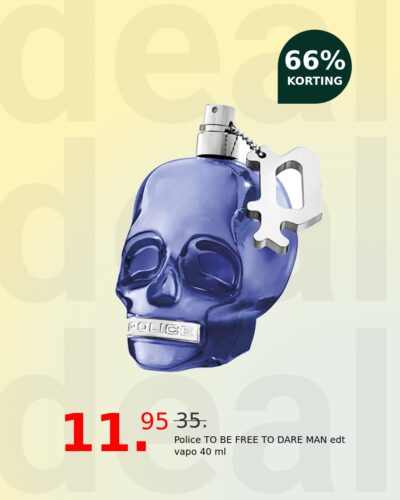 Police TO BE FREE TO DARE MAN edt vapo 40 ml