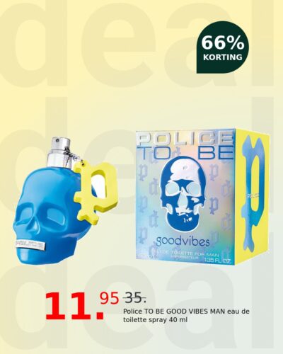 Police TO BE GOOD VIBES MAN eau de toilette spray 40 ml
