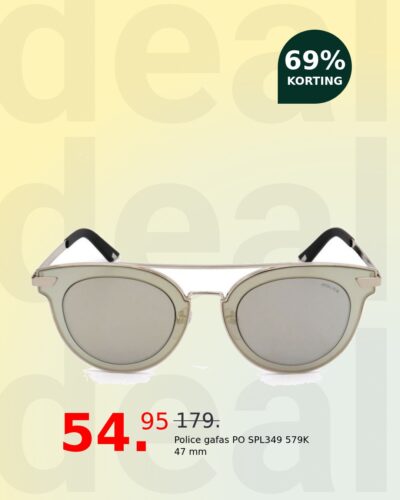 Police gafas PO SPL349 579K 47 mm