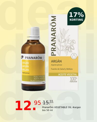 PranarÔm VEGETABLE OIL #argan bio 50 ml
