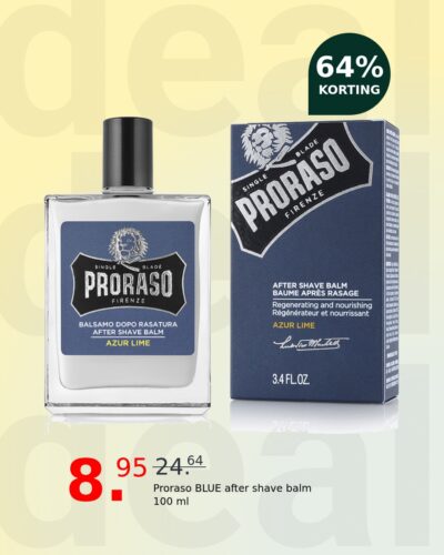 Proraso BLUE after shave balm 100 ml