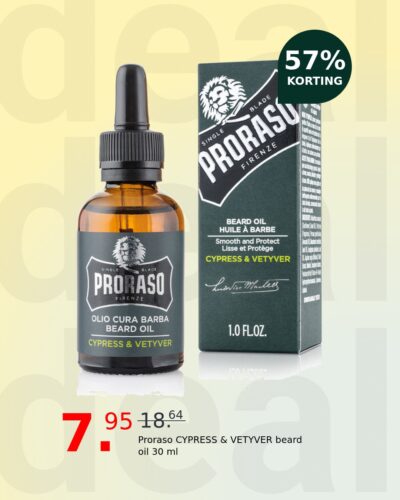 Proraso CYPRESS & VETYVER beard oil 30 ml