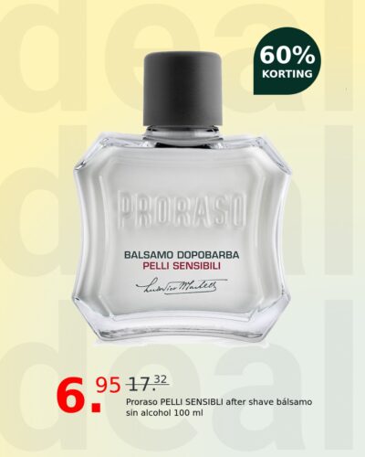 Proraso PELLI SENSIBLI after shave bálsamo sin alcohol 100 ml
