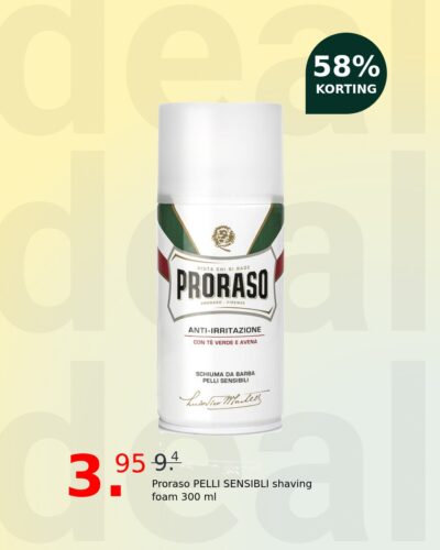 Proraso PELLI SENSIBLI shaving foam 300 ml