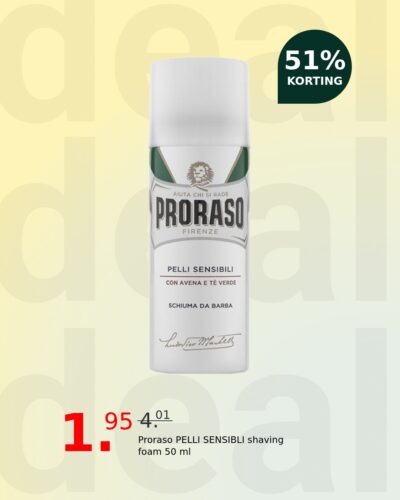 Proraso PELLI SENSIBLI shaving foam 50 ml