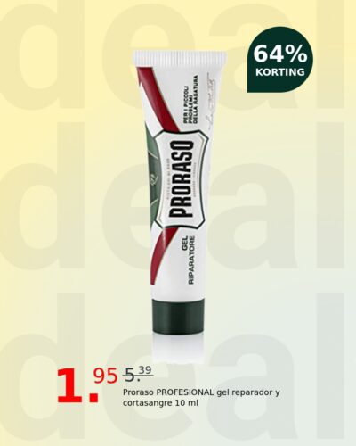 Proraso PROFESIONAL gel reparador y cortasangre 10 ml