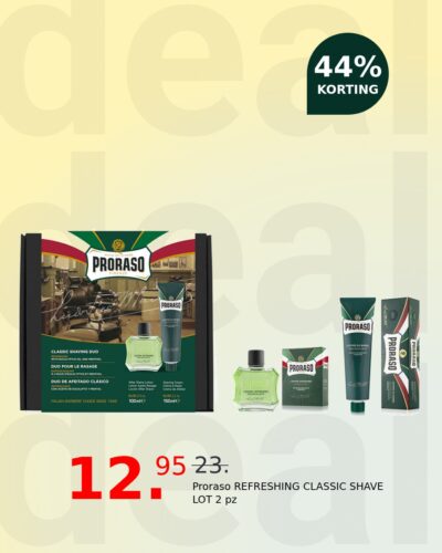 Proraso REFRESHING CLASSIC SHAVE LOT 2 pz