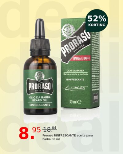 Proraso RINFRESCANTE aceite para barba 30 ml