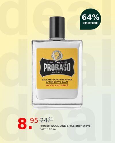 Proraso WOOD AND SPICE after shave balm 100 ml
