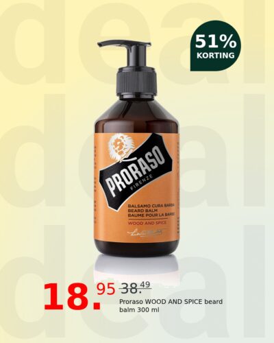 Proraso WOOD AND SPICE beard balm 300 ml
