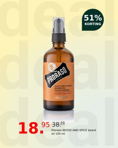 Proraso WOOD AND SPICE beard oil 100 ml